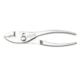 Bright Finish Slip-Joint Pliers, 6-In.