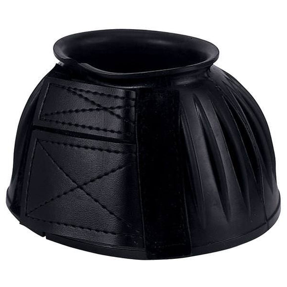 Weaver Leather Double Hook And Loop Bell Boots Medium Black (Medium, Black)