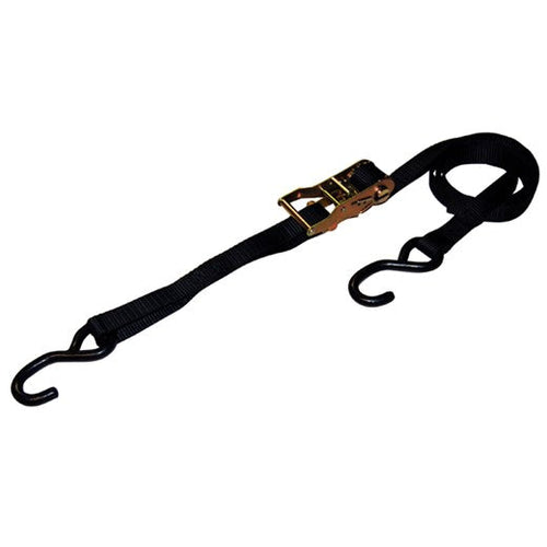 Ancra Cargo 1 x 12’ Contractor Grade S-Hook Utility Ratchet Tie-Down, Bulk Bin