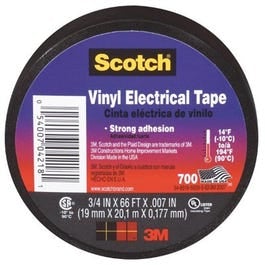 Electrical Tape, Medium-Grade, .75-Inch x 66-Ft.