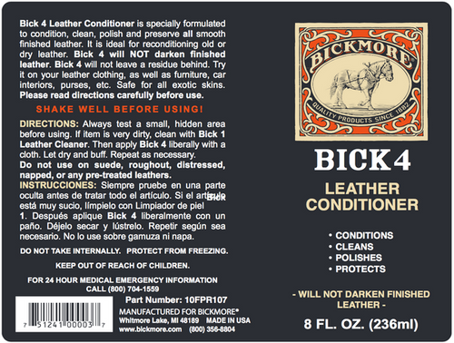 Bickmore Bick 4 Leather Conditioner