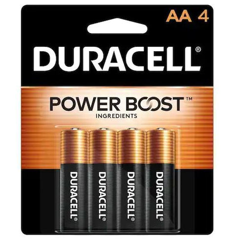 Duracell Coppertop AA Alkaline Batteries (AA 4 Pk)
