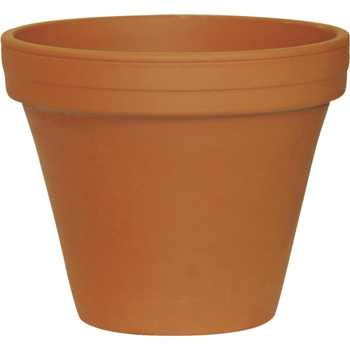 Ceramo 6-3/4 In. H. x 7-3/4 In. Dia. Terracotta Clay Standard Flower Pot