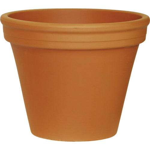 Ceramo 8-3/4 In. H. x 10-1/4 In. Dia. Terracotta Clay Standard Flower Pot