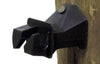 Dare Products Electric Fence Snug Wood Post Insulator Black