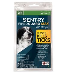 Sentry Fiproguard Max for Dogs Flea & Tick Squeeze-On (45-88 lbs - 3 Month Supply)