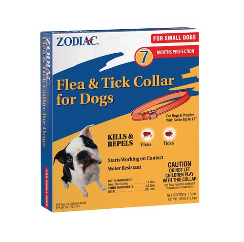 ZODIAC FLEA & TICK COLLAR FOR SMALL AND LARGE DOGS