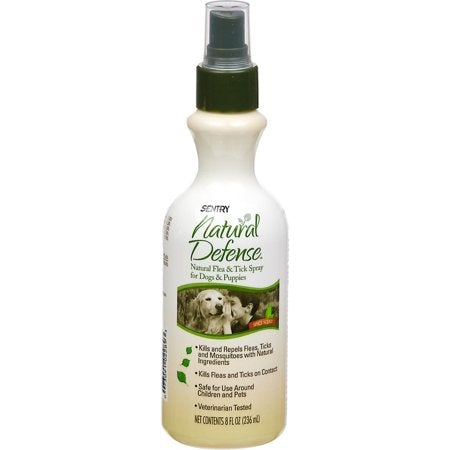 SENTRY NATURAL DEFENSE® Flea and Tick Spray for Dogs and Puppies