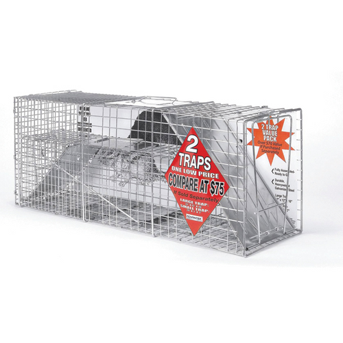 ADVANTEK CATCH & RELEASE ANIMAL TRAPS 2 PACK