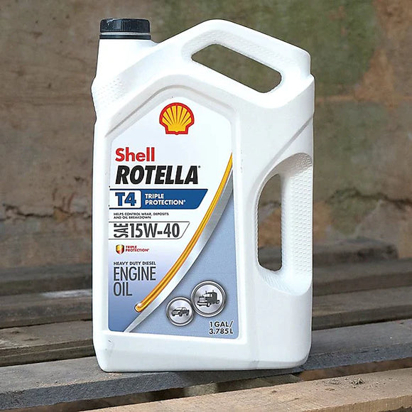 Shell Rotella® T4 Triple Protection 15W-40 1 Gallon