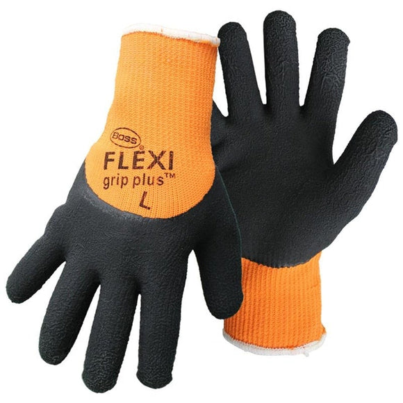 Boss Flexi Grip Plus High-Vis Latex Palm Glove