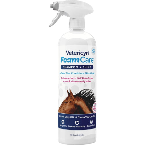 VETERYICN FOAMCARE EQUINE SHAMPOO + SHINE